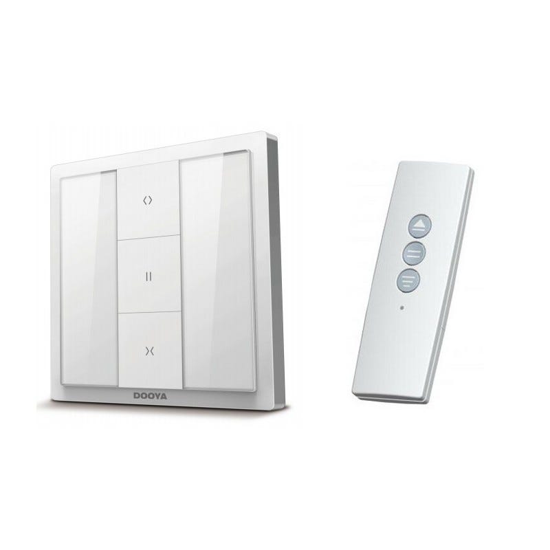 Interruptor Para Persianas Con Mando A Distancia RF - 1 A 8 Canales, Panel Táctil, No Necesita WiFi