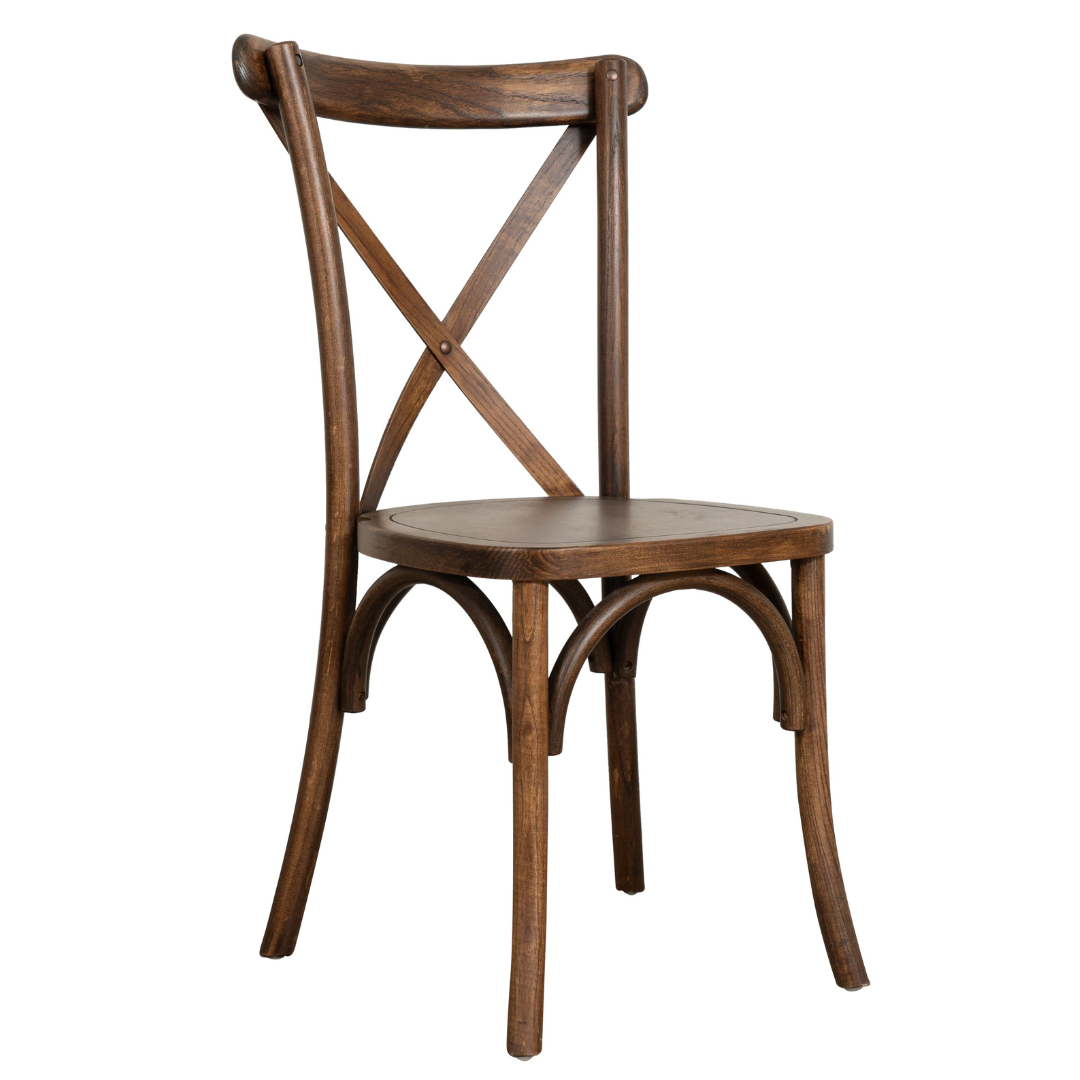 Lot De 2 Chaises Salle à Manger En Bois Massif Et Rotin - Style Thonet Vintage, Siège Rembourré, Design Rustique - Pour Intérieur Et Extérieur