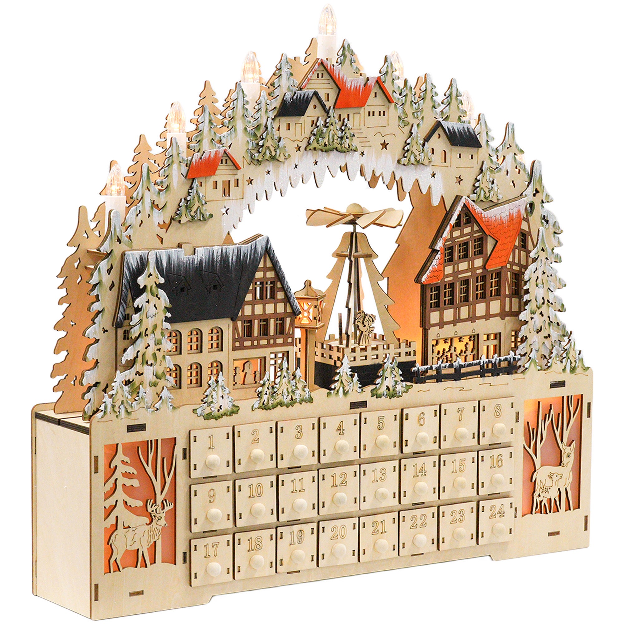 Calendrier De L Avent Village De Noel