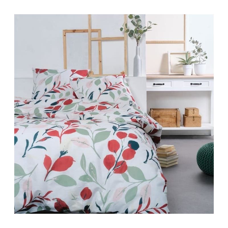Parure de lit 2 personnes géométrique réversible 240x220cm Fidji | Maisons du Monde Parure de lit 2 personnes géométrique réversible 240x220cm Fidji | Maisons du Monde