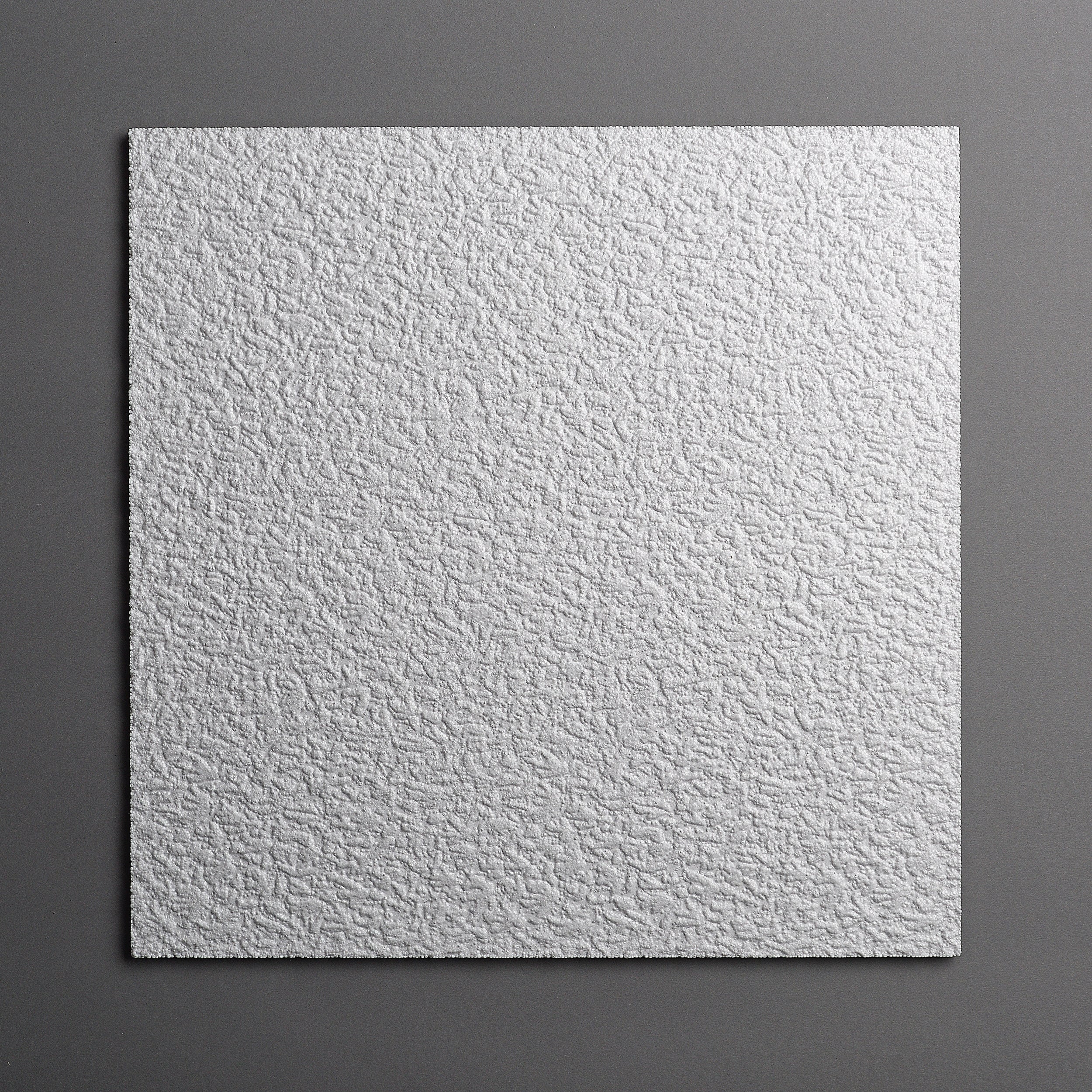 DECOSA Dalle de plafond AP103 Gent - polystyrène - blanc - effet crépi - 50 x 50 cm - 2 sachets (=4 m2) - 2