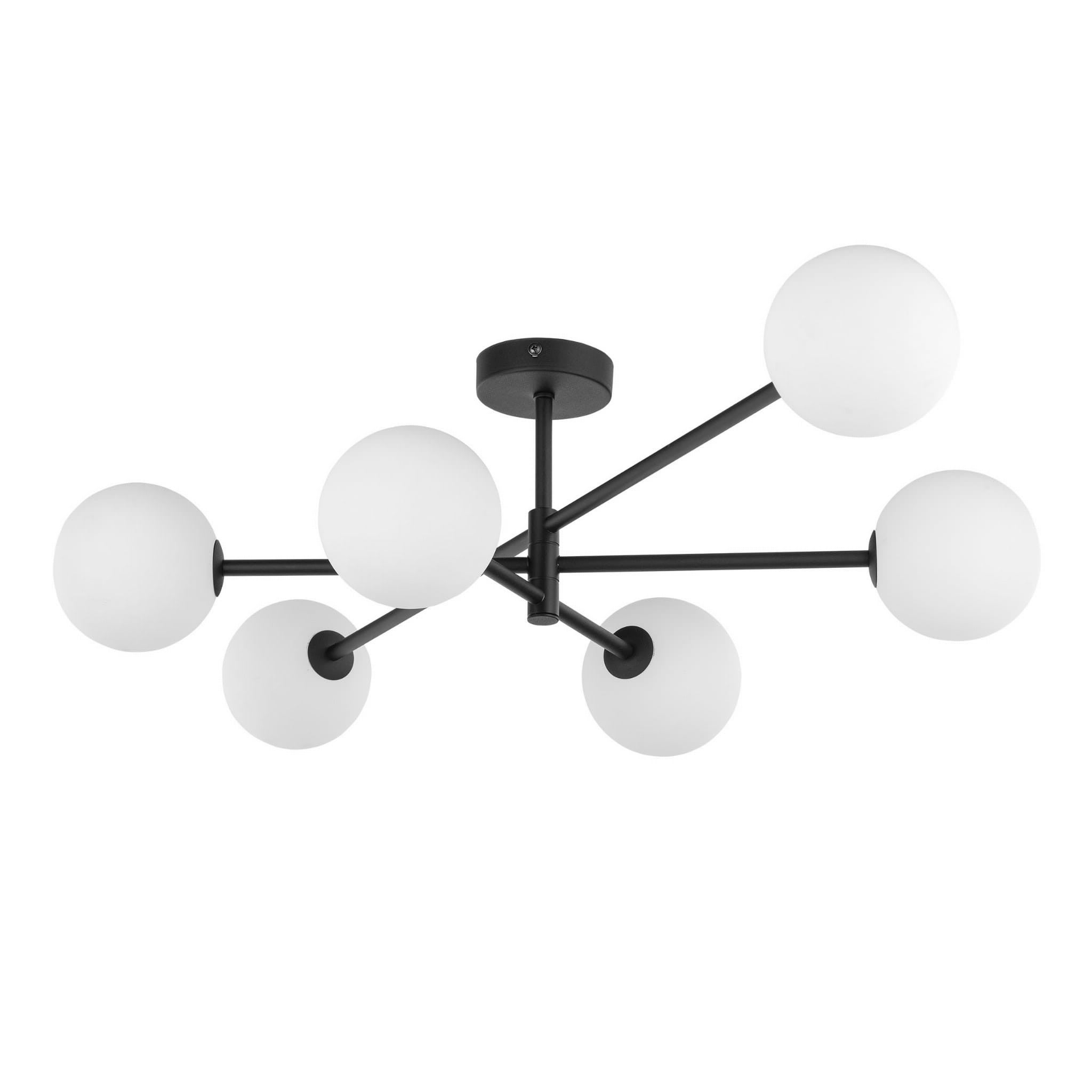 Lampa wisząca Sarius czarno-biała 6xG9x6W wym: 21 x 68 x 90 cm metal TK Lighting