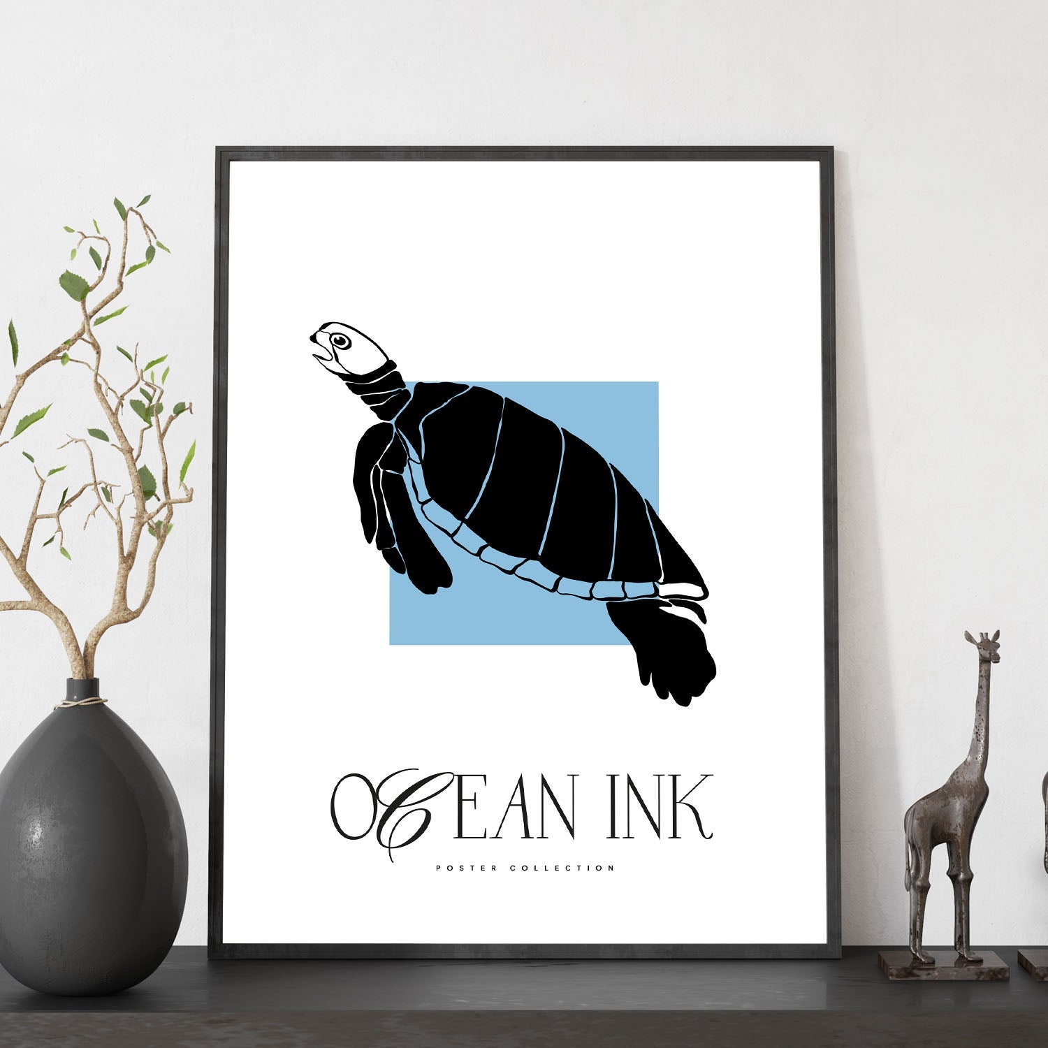 Poster Dauphin : Décoration Murale Mammifère De L'océan