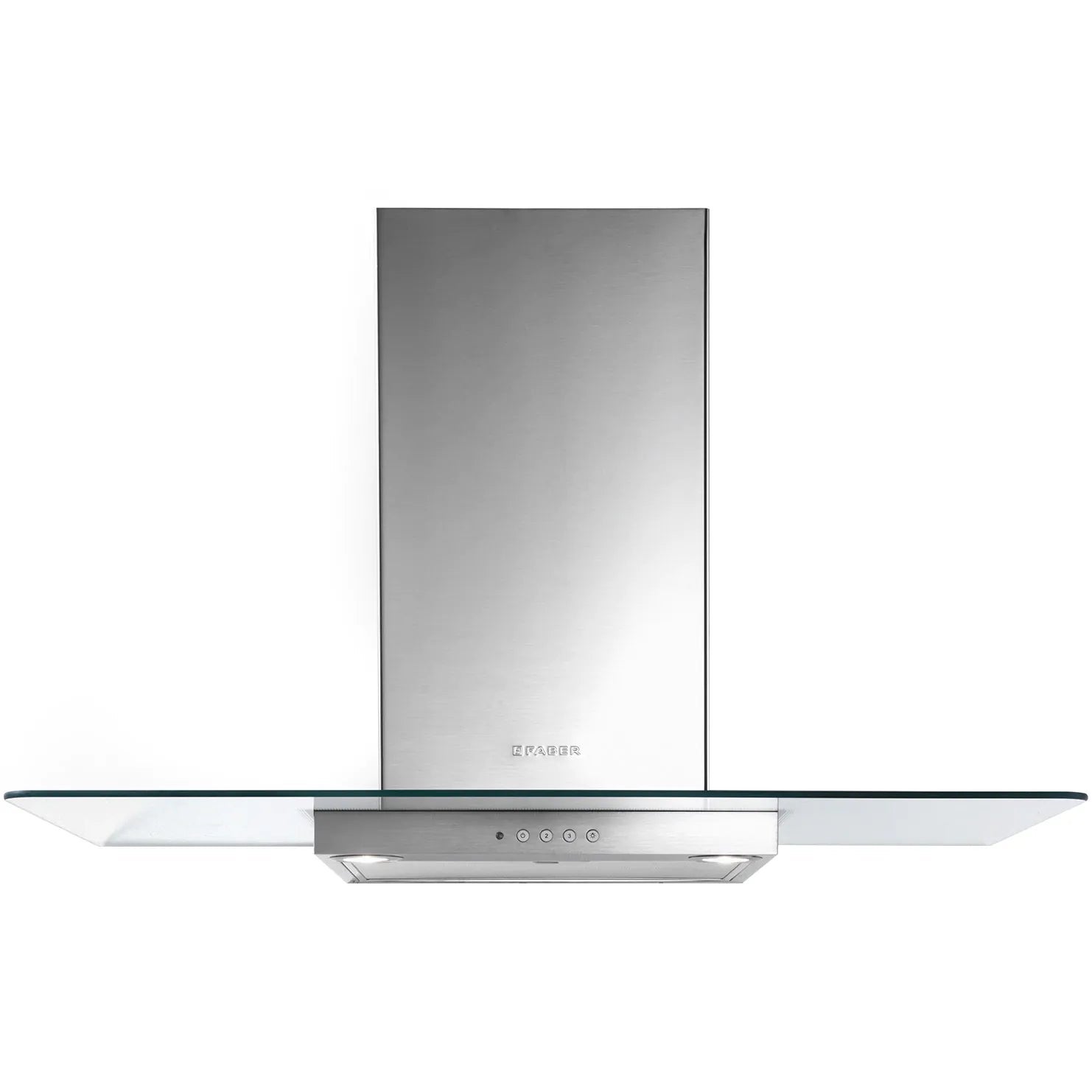 Hota decorativa Faber NICE LED SRM X/V A60 325.0557.681 | 60cm, 420m3/h, 66dB, Inox-Sticla