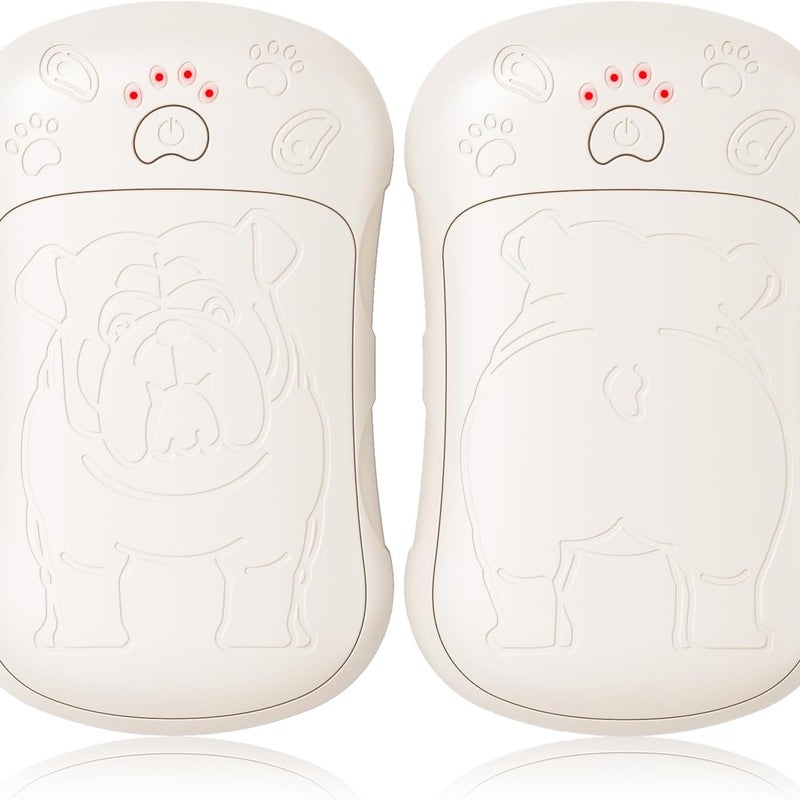 Ogrzewacze do rąk z możliwością ładowania, zestaw 2 szt., silne pole magnetyczne, port USB, odpowiednie na kemping, do gry w golfa, na polowanie i w