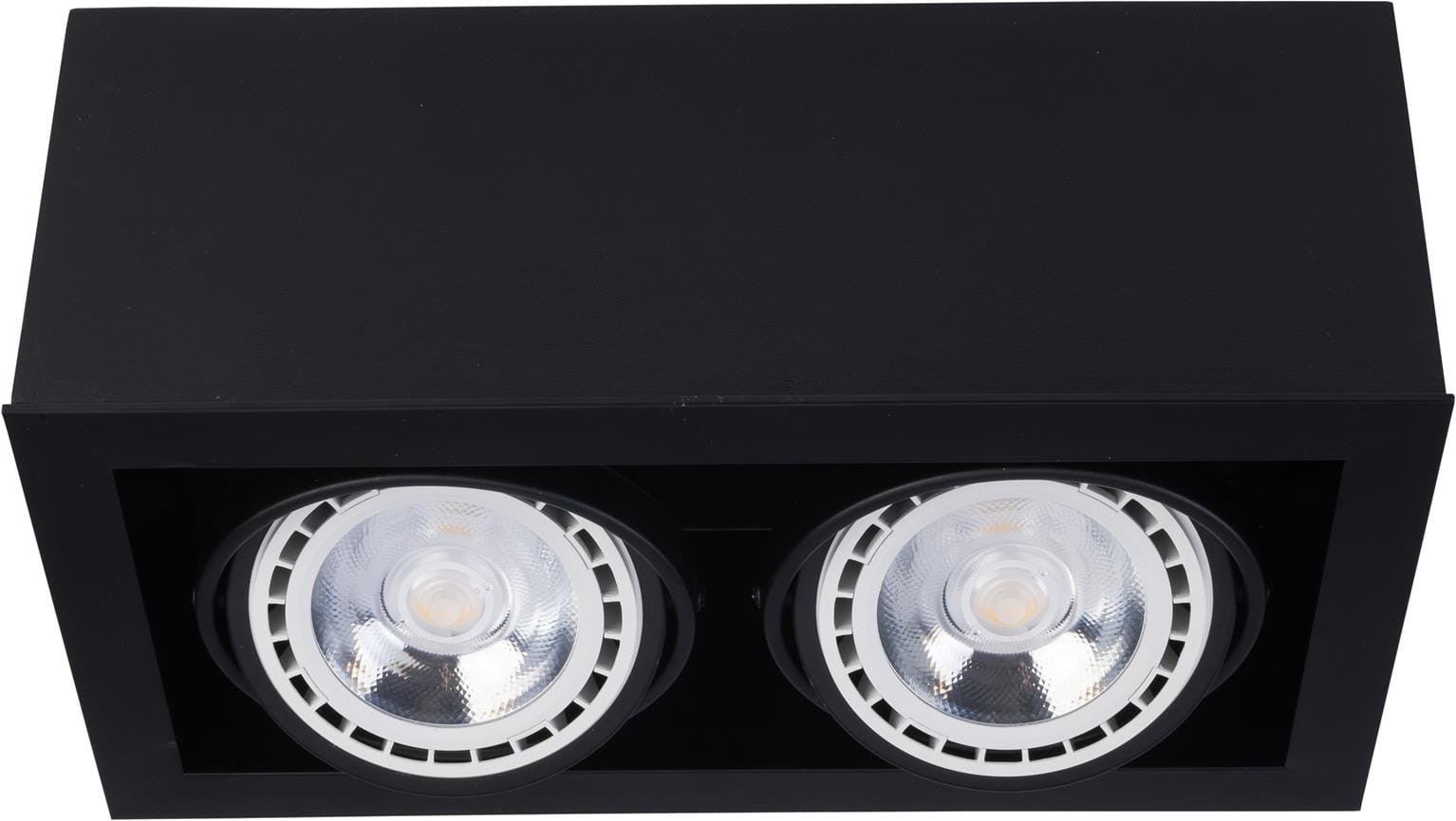 Lampa wisząca Box czarna 2xES111x15W wym: 35,4 x 19 cm metal Nowodvorski Lighting