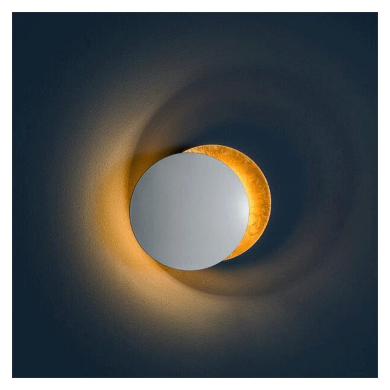 Zestaw dwóch kinkietów do łóżka, lampka do sypialni, lampa księżycowa, zaćmienie księżyca, oświetlenie schodów i korytarza, czarny