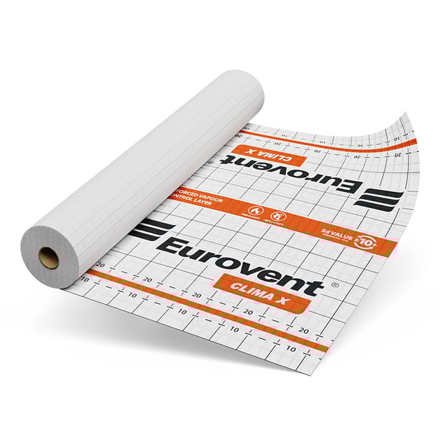 Ecran pare-vapeur en rouleau 1.5 m x 50 m CLIMA X
