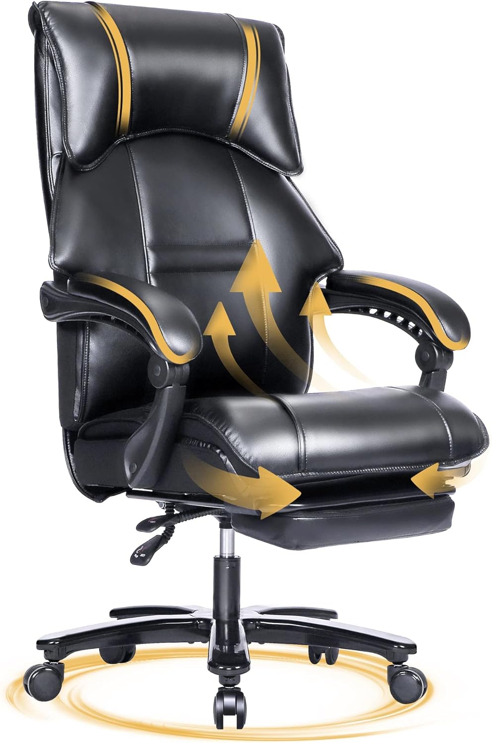 Fauteuil de bureau neuf dans son carton KEVIN 2 Noir - Ameublement