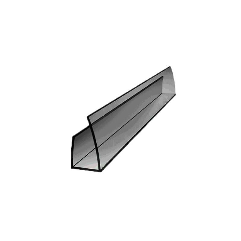 U-profil zamykający 2100mm dymny (szary) 10mm