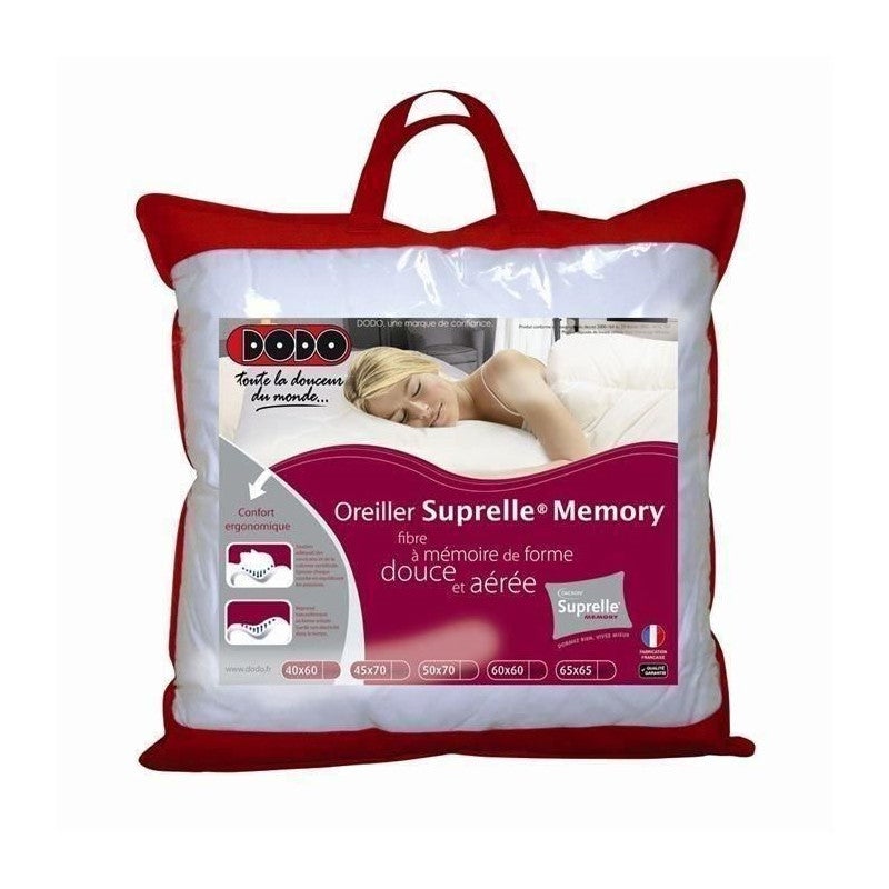 Poduszka Dodo SUPRELLE MEMORY Wsparcie ergonomiczne Pianka z pamięcią kształtu