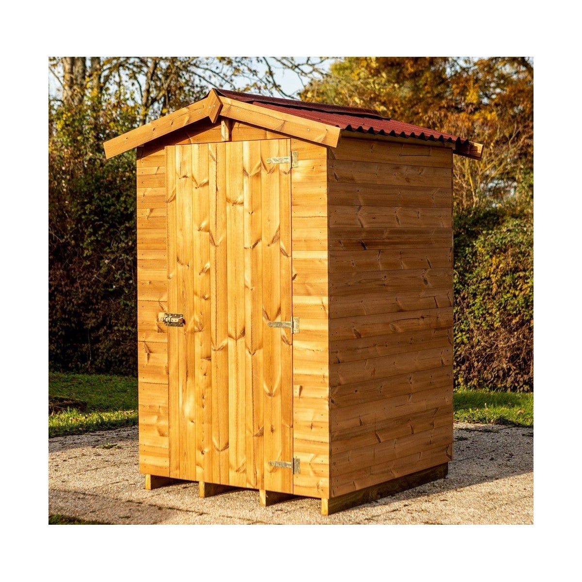 Casetta Da Giardino In Legno 176x70x36cm - Capanno Attrezzi Con Ripiani | Impermeabile E Pratico - Foto 6