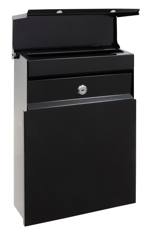 ARREGUI Figure E6704 Cassetta Postale Individuale in Acciaio, Cassetta della Posta Con Serratura Coperta, Dimensione M (DIN A4 e Riviste), Nero - 3