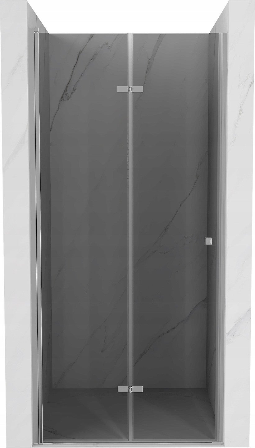 Mexen Lima drzwi prysznicowe składane 90 cm, grafit, chrom - 856-090-000-01-40