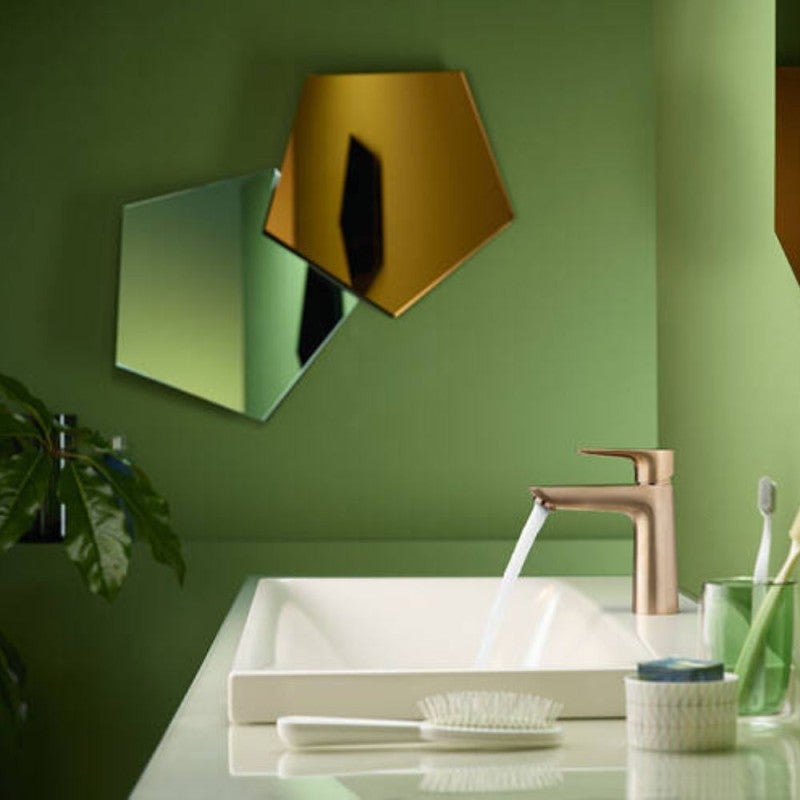 HANSGROHE Mitigeur de lavabo Talis E 110 avec tirette et vidage bronze brossé - 2