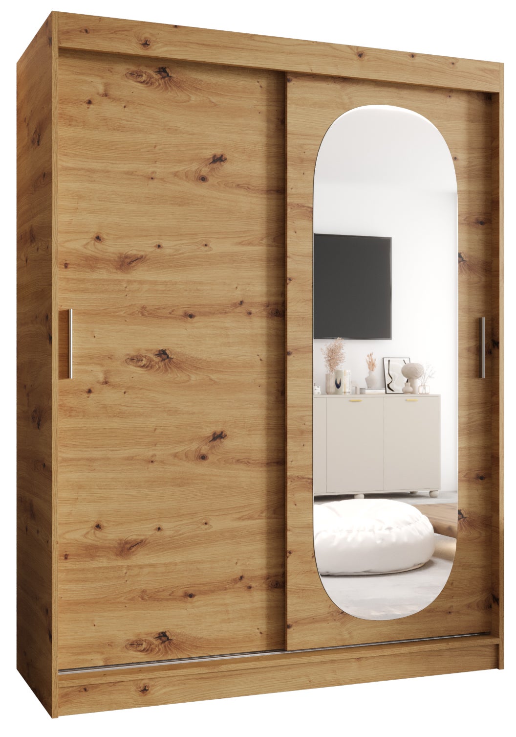 Szafa przesuwna garderoba ROYAL 150 x 62 x 200 cm Artisan