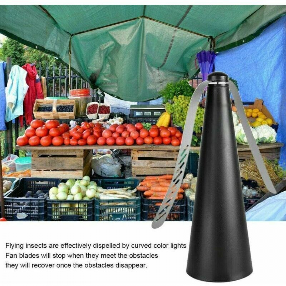 Deux ventilateurs anti-mouches peuvent efficacement éloigner les mouches et les insectes. - 3