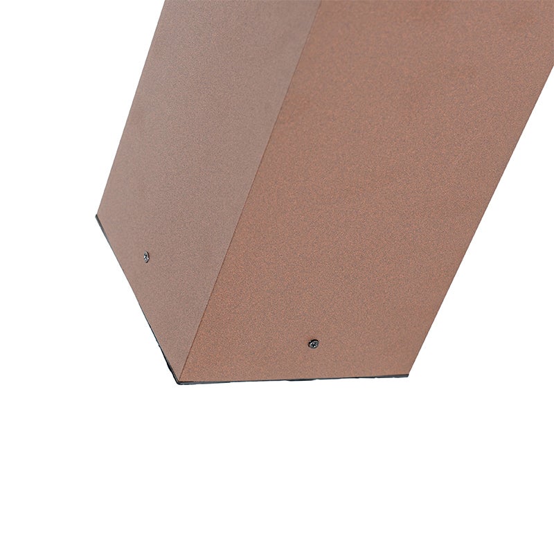 Lampada da terra per esterni industriale marrone ruggine 80 cm IP44 - Charlois - 7