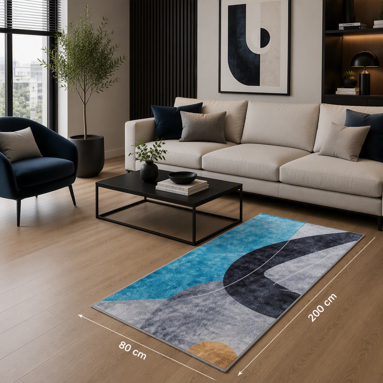 Dywan Multidecor Print Shine 160 x 230 cm abstrakcja wielokolorowy 1 szt. - 6