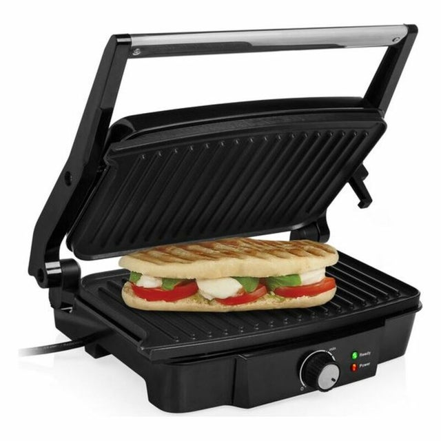 Tristar GR-2852 Grill a Contatto Griglia elettrica, 1500 W, Acciaio Inossidabile, Nero