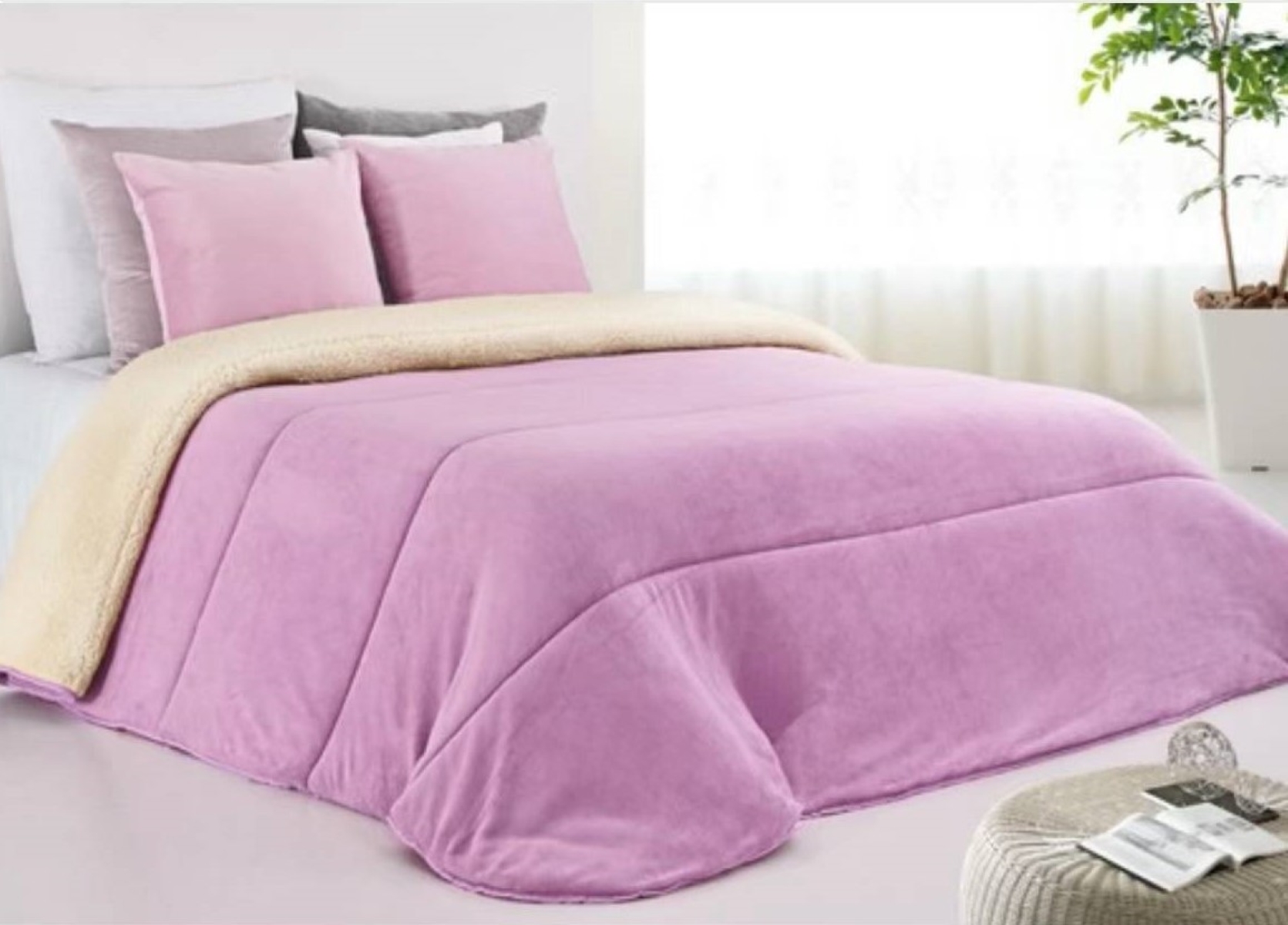 Manta Cama 90 HaraDeco Manta Para Cama Individual 90/105 Con Una