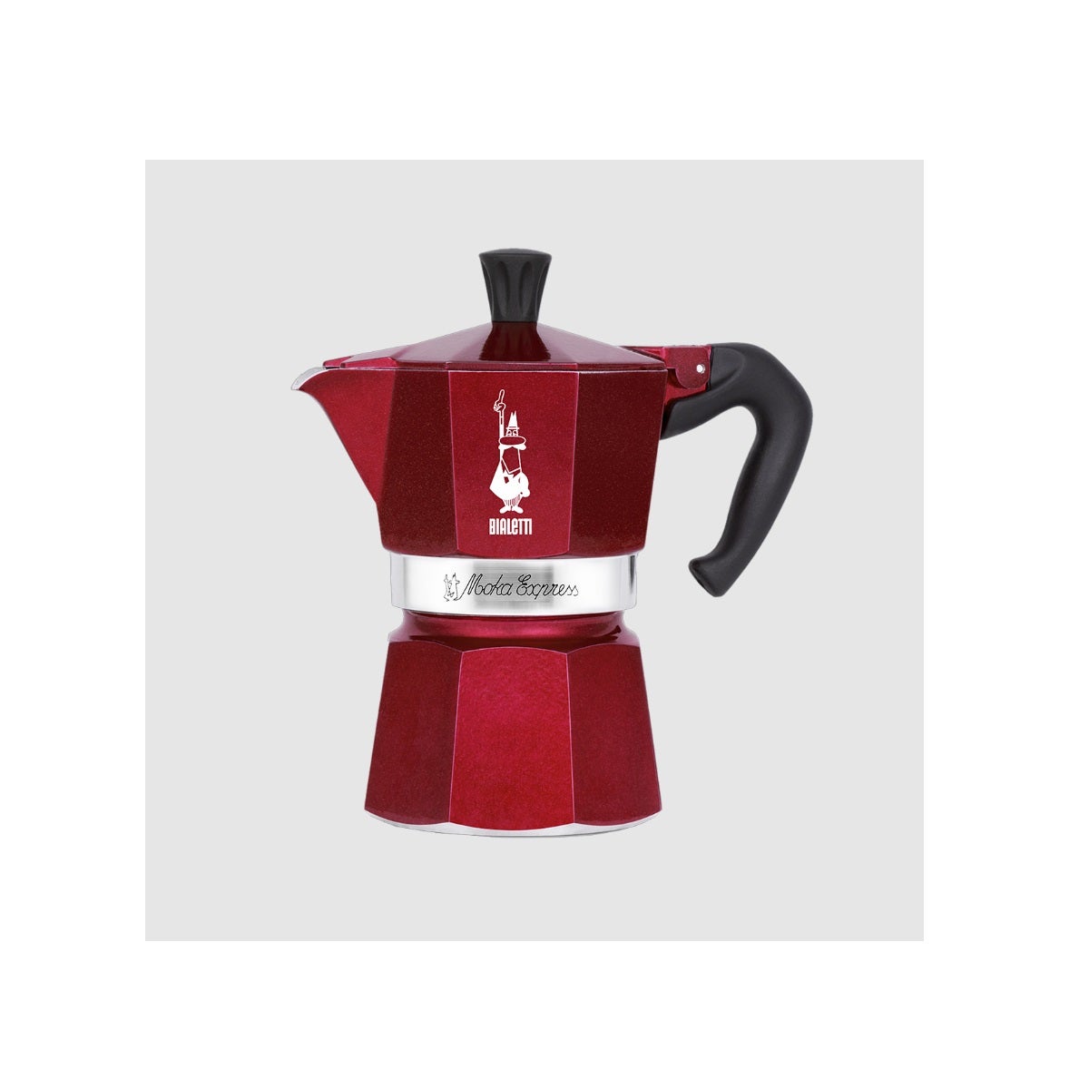Bialetti , Deco Glamour, Moka Express 3Tz Czerwona Rojo , Leroy Merlin