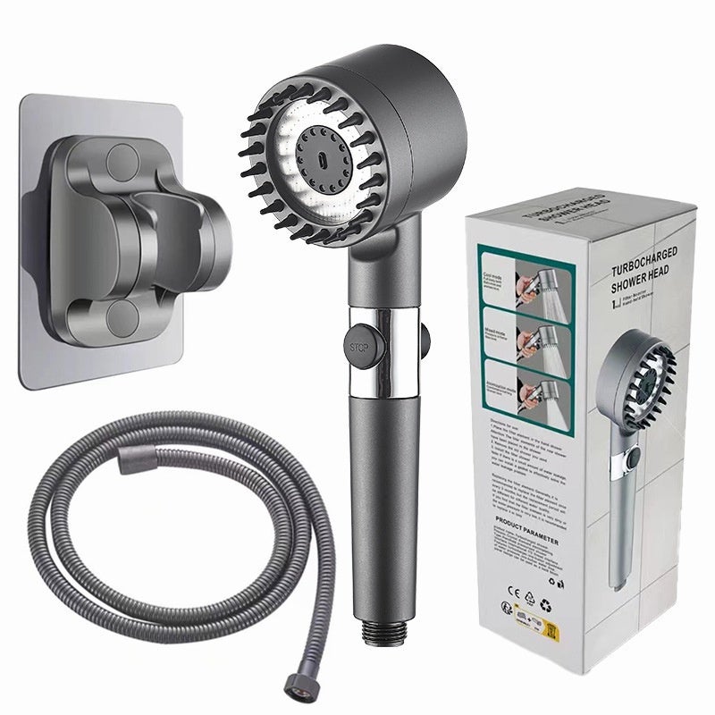 UlisemPommeau De Douche Haute Pression, Pommeau De Duche Economie Deau Avec Tuyau Douche 15m Et Support De Douche Pommeau Douche Anti Calcaire Avec Filtre 4 Types De Jets 89083916