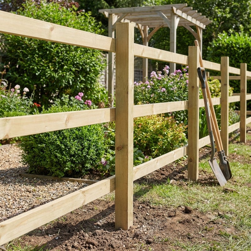 Tuteur carré en bois 300 x 7 x 7 cm | Tuteurs en pin sans pointe | Poteaux pour clôtures, pergolas, jardins et plantes - 6