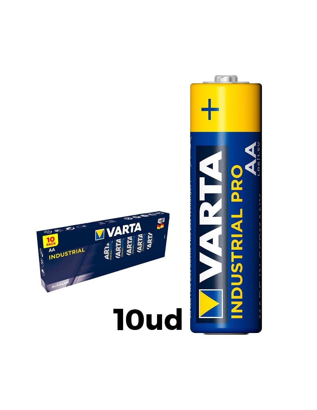 Pack de 200 Piles LR6 VARTA Industrial Pro - 3