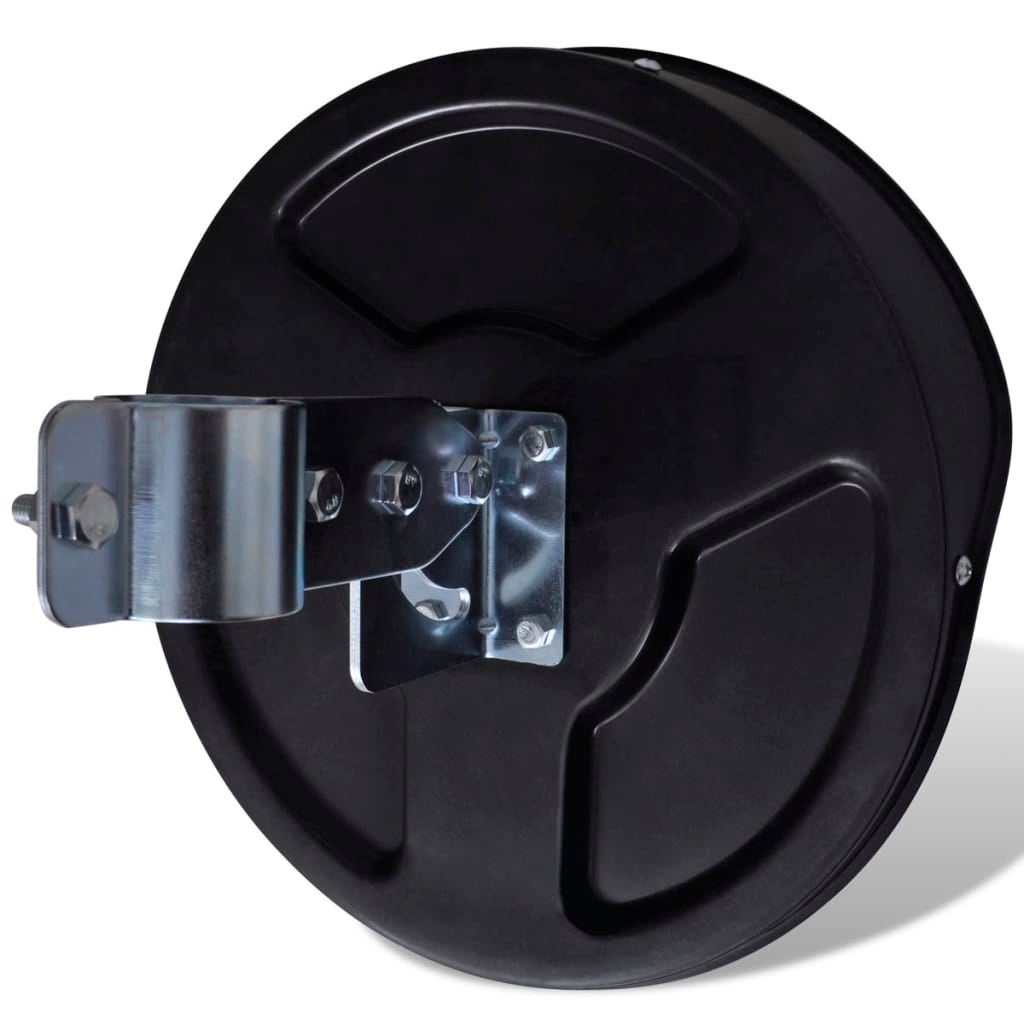 vidaXL Specchio Traffico Convesso Nero Plastica PC per Esterni 30 cm - 4