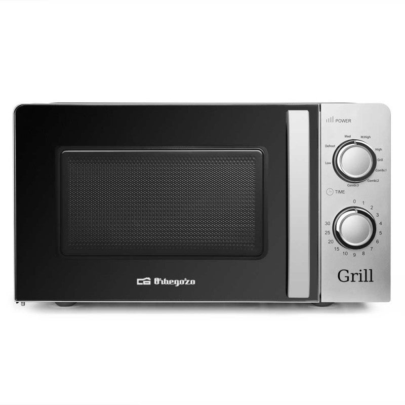 Kuchenka mikrofalowa Orbegozo MIG 2138 700W z grillem 900W elegancki czarny