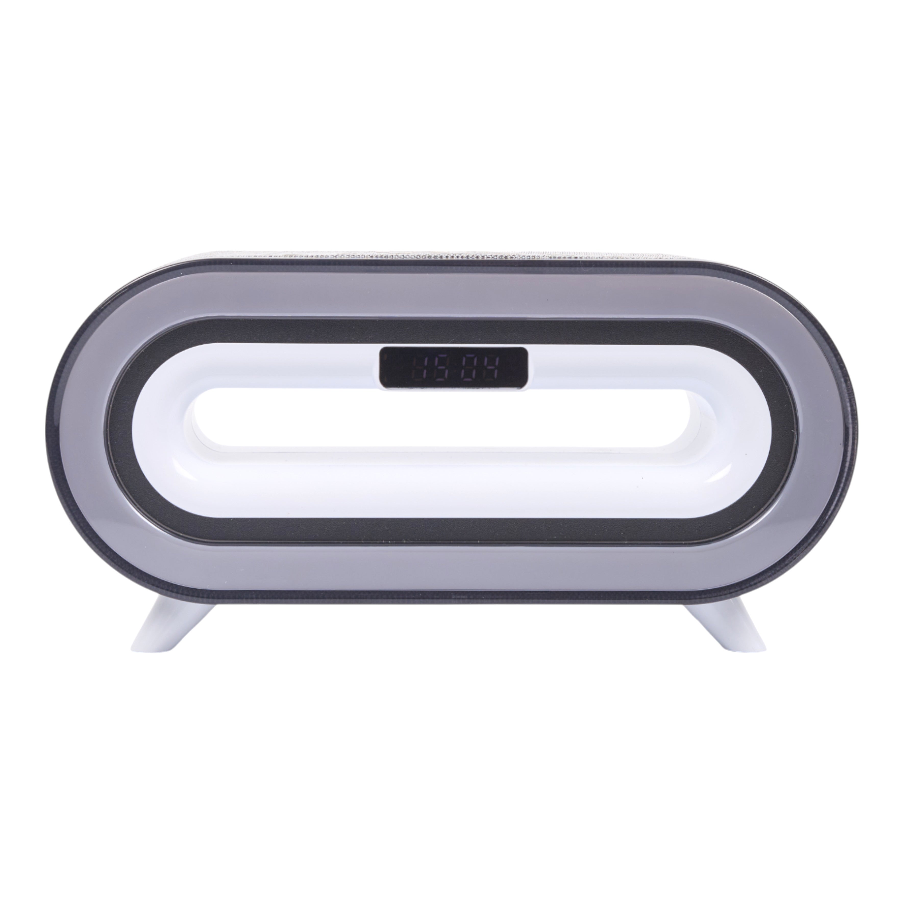 Réveil Enceinte Multifonctions - BE MIX - Alarme - Bluetooth - Gris - 2
