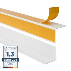Profilo Angolare In PVC Bianco - 1000 X 25 X 20 Mm, Per Fai-Da-Te E Ristrutturazioni - Foto 7