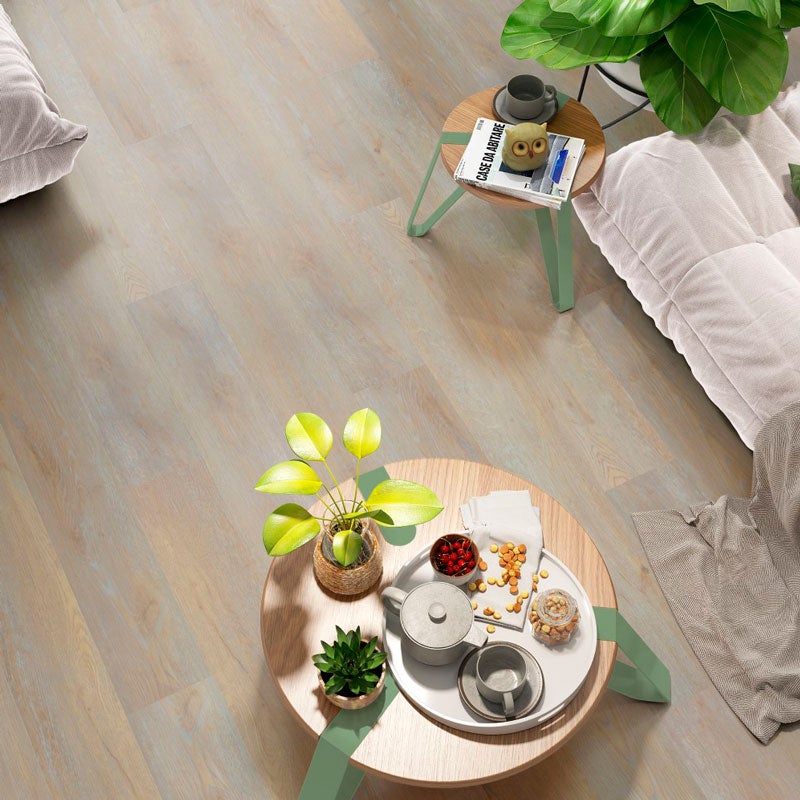 Galaxy  Suelo Vinílico Clic Spc Orion Xl Cream Silence Wood Line , Leroy Merlin