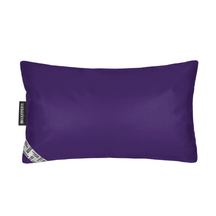 Coussin Similicuir Indoor Lilas Happers 50x30 - 2