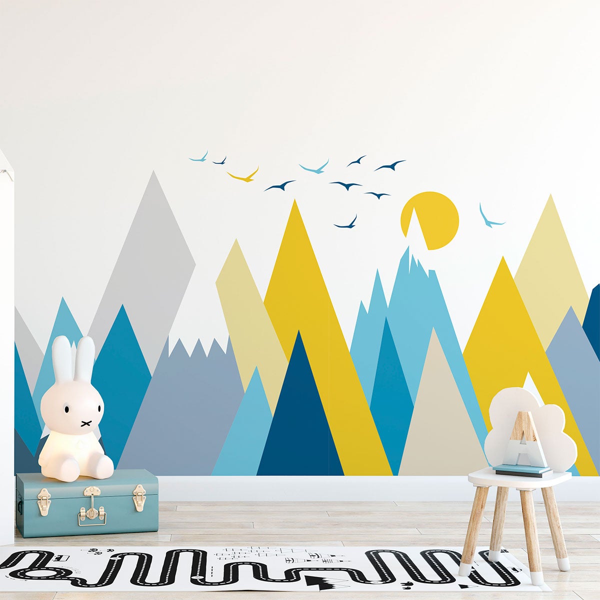 Adesivo bambino di montagna scandinavo betika - Sticker adesivo - adesivi murali - 80x120cm - 6