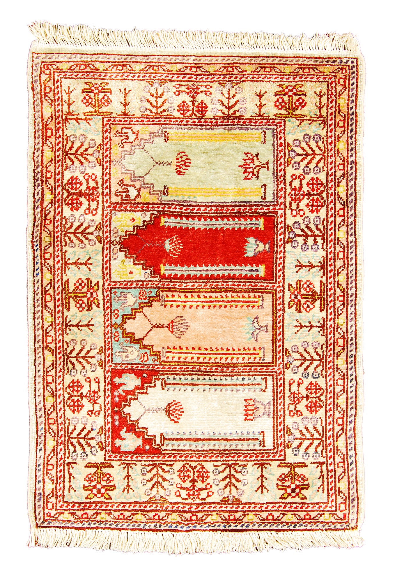 Oryginalny ręcznie tkany kilim/dywan z certyfikatem autentyczności 54x39 GALLERIAFARAH1970