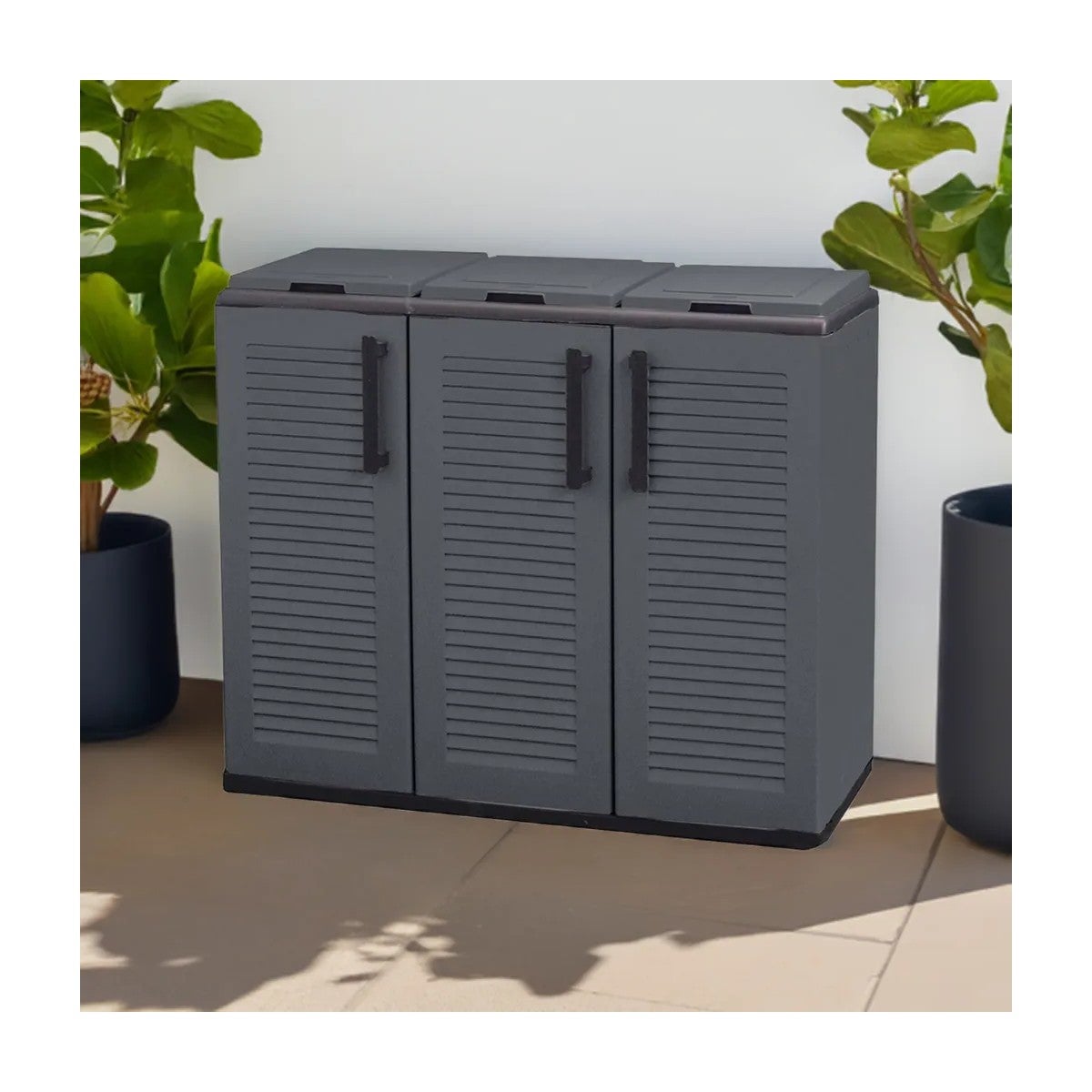 Armadio da Esterno Contenitore Raccolta Differenziata Antipioggia PP - 6