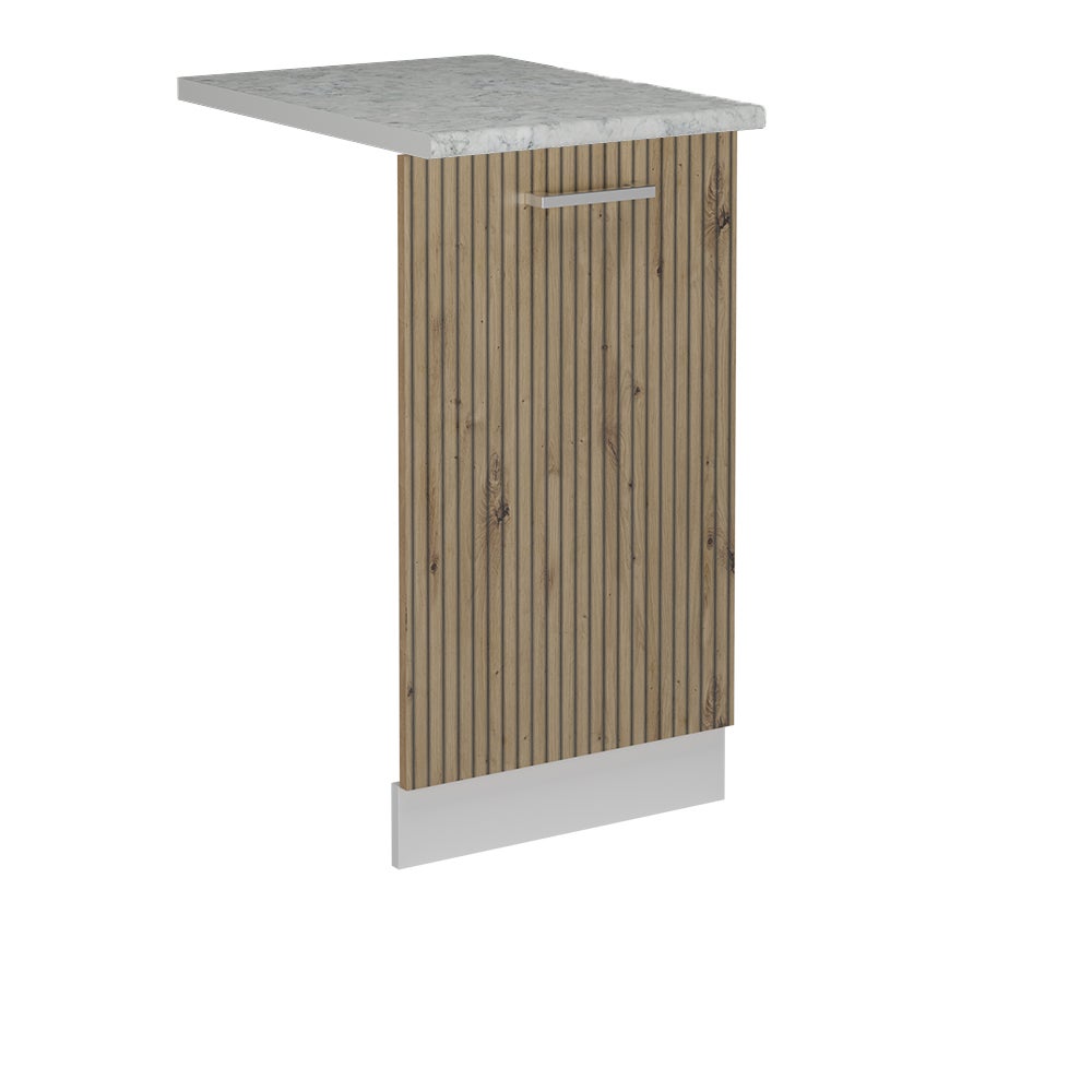 Vicco Panel przedni zmywarki R-Line, Dąb rzemieślniczy, 45 cm , BP Marmur