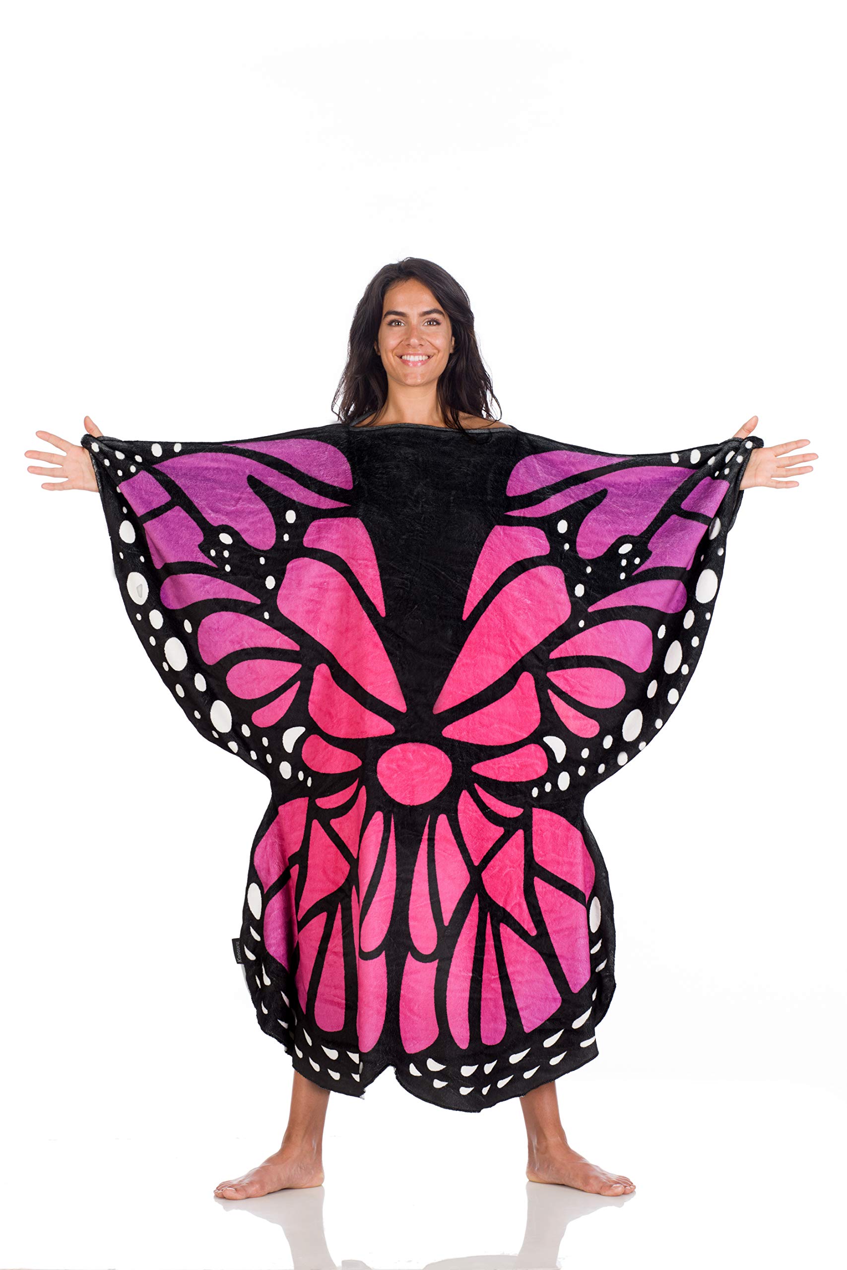 Felpa Coperta Con Cappuccio Oversize – Modello Balene E Pesci, In Flanella Morbida, Taglia Unica Per Donna E Uomo