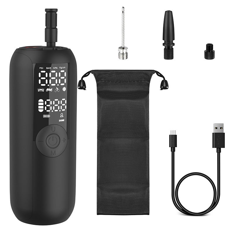 Bomba eléctrica para bicicleta de 150 psi - compresor de aire - bomba eléctrica para neumáticos - recargable y portátil - para neumáticos de bicicleta