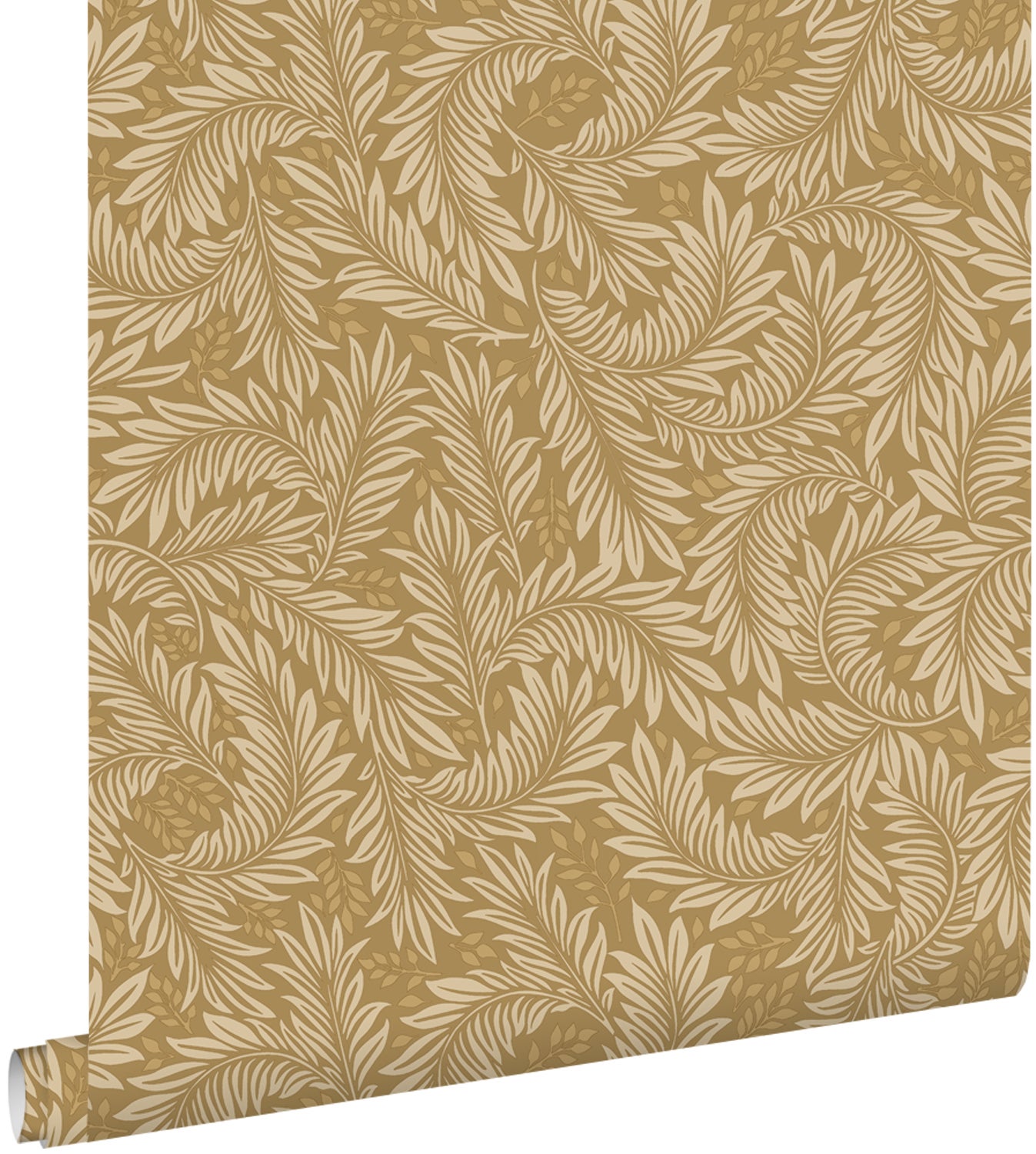 Tapeta przejrzeć ochry żółtej - 50 x 900 cm - ESTAHOME