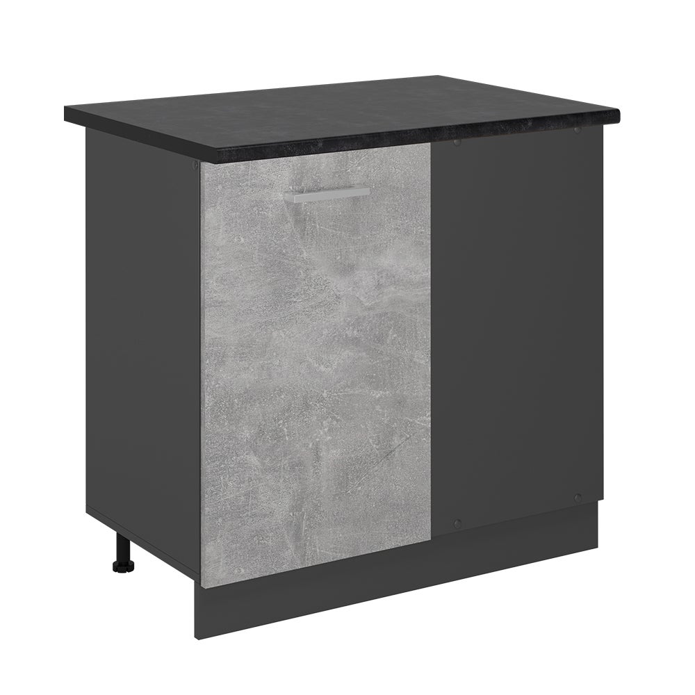 Vicco Szafka narożna R-Line, Beton, 86 cm , BP Antracyt
