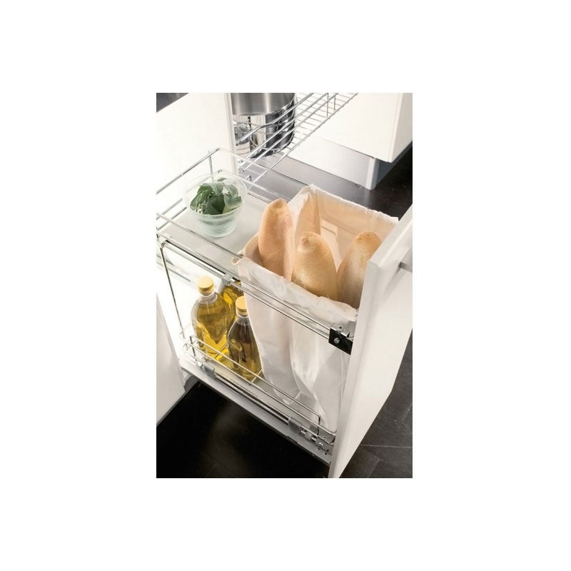 Panier coulissant pour pain et bouteilles - Largeur : 364 mm - Pour caisson de largeur : 400 mm - VIBO - 4