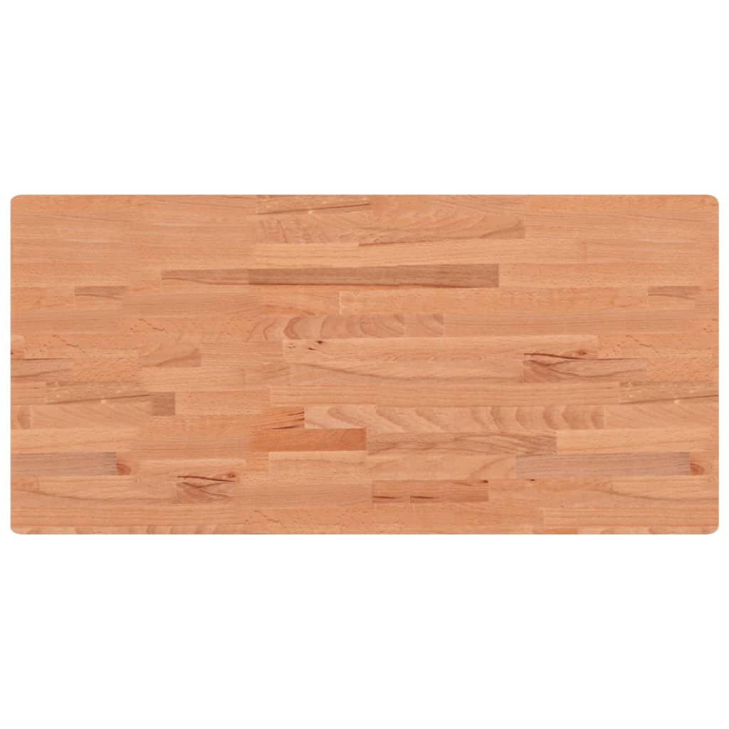 Maison Exclusive - Ripiano a Parete per Lavabo in Acciaio e Massello di Faggio - 8