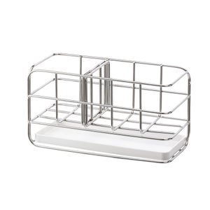 CIT ZCFY - Portaspugna per lavello da cucina, in acciaio inox
