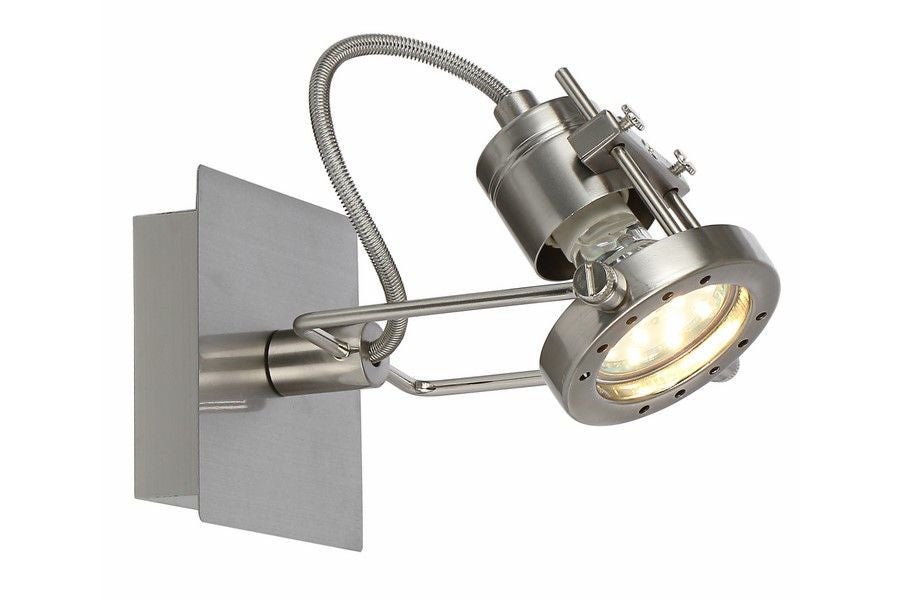 Kinkiet ścienny Fiji 2 satyna 1xGU10x50W styl retro wym: 16 x 10 x 10 cm metal IP20 Reality