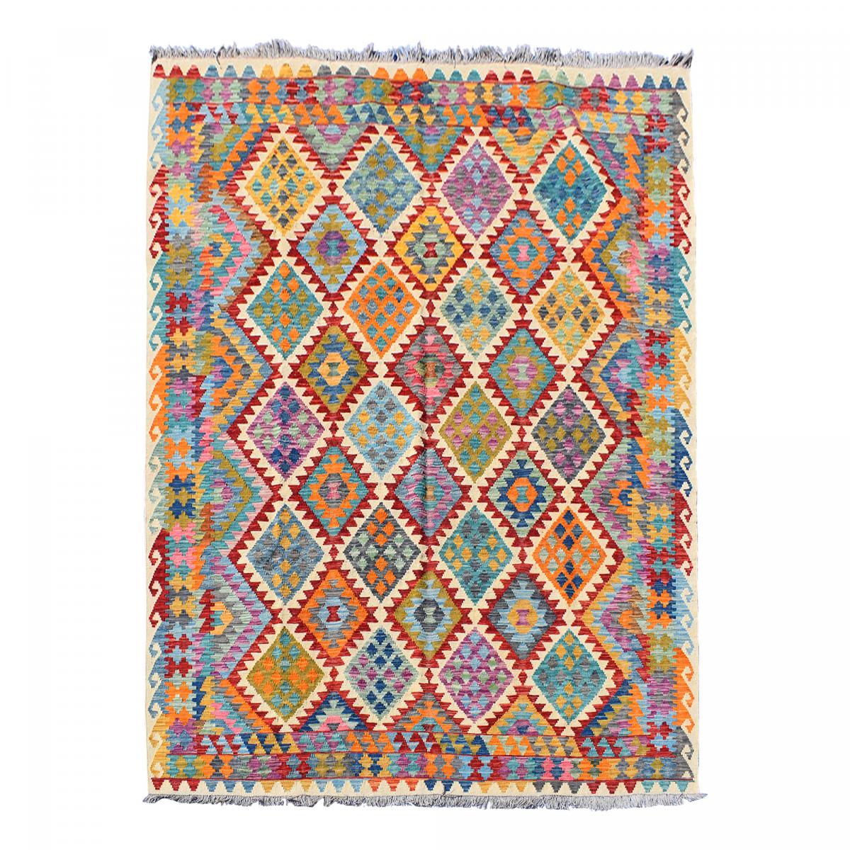 Tapis design - UN AMOUR DE TAPIS - NOUTRI Multicolore - 200x280 cm - Polypropylè