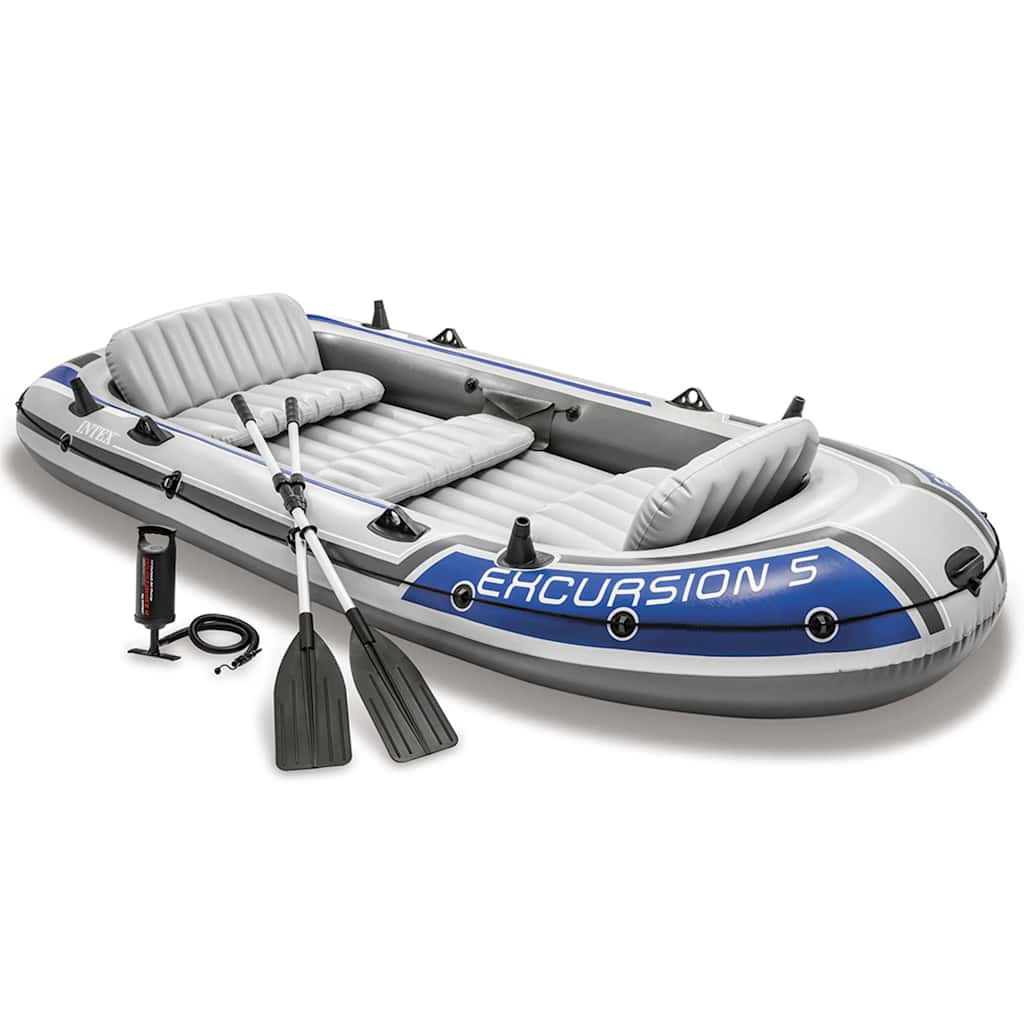 Jeu de bateau gonflable avec rames et pompe 68325NP INTEX | Leroy Merlin