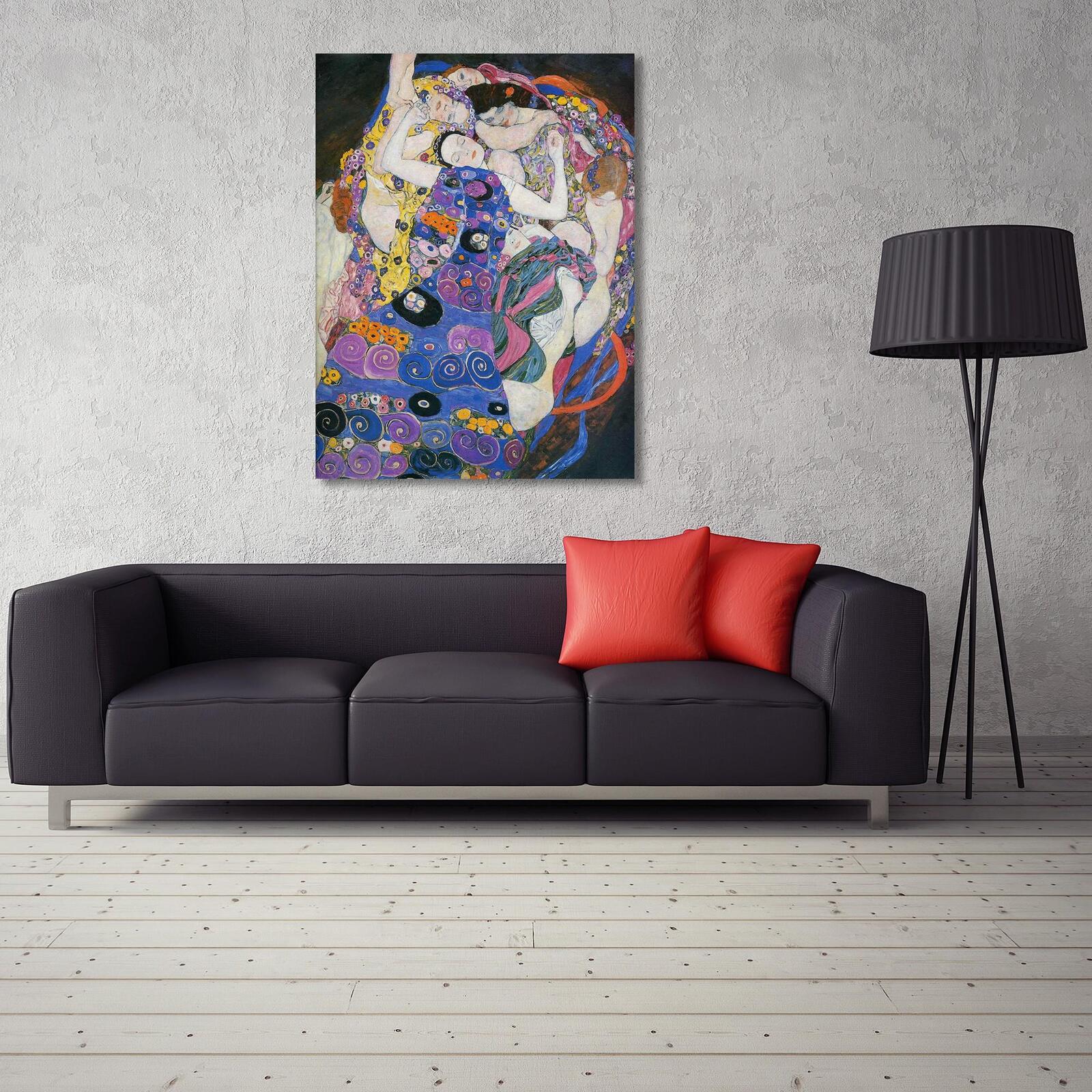 Tableau image de reproduction de g. Klimt - vierges - 70 x 100 cm - 3